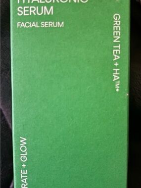 Green Tea + HA Hyaluronic Serum – Hydrating Facial Serum (Green)-Korean Skincare